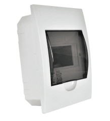 TABLERO EMBUTIDO 8 POLOS TAPA COLOR HUMO L/H IP41 LEXO