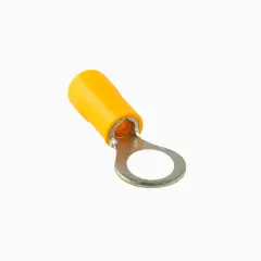 ANILLO 12 10 AWG AMARILLO M6 100UNI