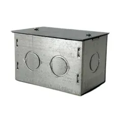 CAJA A01 CON TAPA PRE-GALVANIZADA