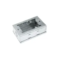 CAJA METÁLICA CHUQUI PRE-GALVANIZADA CON NOCAUT 16-21