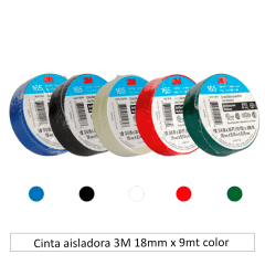 CINTA VINIL 19MM X 18M NEGRO TEMFLEX 166