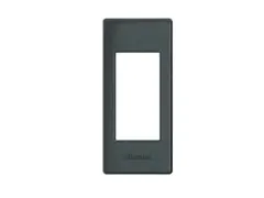PLACAS PARA PERFILES 1 MODULO COLOR ANTRACITA