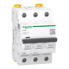 INTERRUPTOR AUTOMÁTICO 3P CURVA C ACTI9 IC60N 10KA 6A