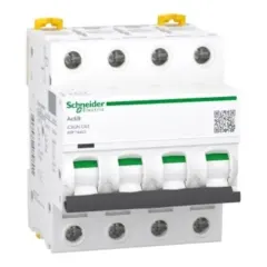 INTERRUPTOR AUTOMÁTICO 4P CURVA C ACTI9 IC60N 10KA 6A