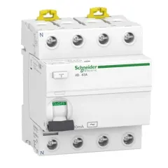 INTERRUPTOR DIFERENCIAL ACTI 9 IID 4P 63A 30MA CLASE AC