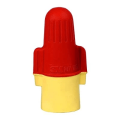 CONECTOR CONICO DOBLE AISLACIÓN UL ROJO-AMARILLO 8-22AWG BOLSA 25U