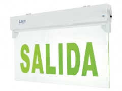 BANDEROLA SALIDA LED 6 HORAS FONDO VERDE
