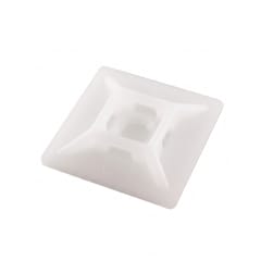 BASE AUTOADHESIVA NATURAL 28x28MM BOLSA 50 UNIDADES