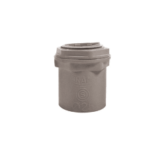 TERMINAL PARA TUBERIA RIGIDA 25MM GRIS L/H LEXO