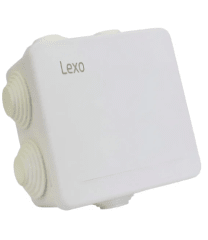 CAJA ESTANCA CON SALIDA 85X85X50MM IP55 LEXO