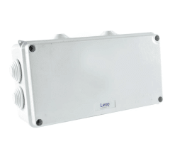 CAJA ESTANCA CON SALIDA 200X100X70 IP 65 CON TERNILLOS LEXO