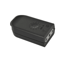 ENCHUFE MACHO HEMBRA 10A 2P+T NEGRO LEXO