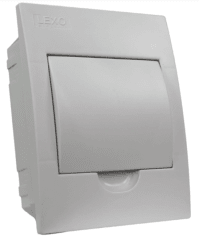 TABLERO EMBUTIDO 6 POLOS TAPA BLANCA L/H IP41 LEXO