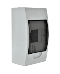 TABLERO SOBREPUESTO 4 POLOS TAPA COLOR HUMO L/H IP41