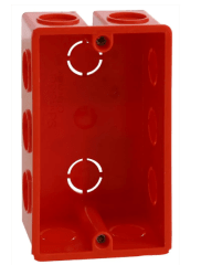 CAJA TABIQUERA NARANJO S/INSER 99X6X4 - 10 SALIDAS SCHNEIDER ELECTRIC