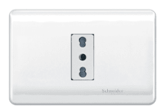 ENCHUFE SIMPLE ARMADO GENESIS 10/16 -BLANCO SCHNEIDER ELECTRIC