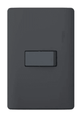 INTERRUPTOR SIMPLE 9/12 16A GENESIS BLACK 250V - NEGRO