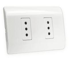 ENCHUFE DOBLE ARMADO GENESIS 10A 2P+T 250V - BLANCO SCHNEIDER ELECTRIC