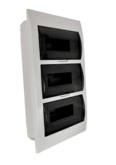 TABLERO EMBUTIDO 36 POLOS TAPA COLOR HUMO L/H IP41