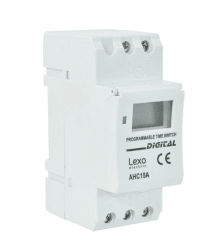TIMER DIGITAL CON RESERVA DE MARCHA 0-24HRS AHC 15A 220V LEXO