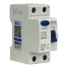 INTERRUPTOR DIFERENCIAL 30MA TIPO AC 2X25A