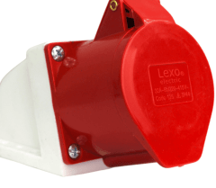 ENCHUFE HEMBRA SOBREPUESTA 380V IP44