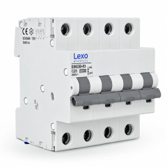 INTERRUPTOR AUTOMÁTICO 4X25A CURVA C 10KA LEXO