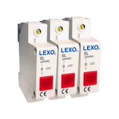 LUZ PILOTO ROJA RIEL DIN LEXO