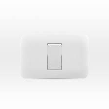 INTERRUPTOR SIMPLE 9/12 MÁS TOMA CORRIENTE 10A 250V BLANCO ARMADO LEXO