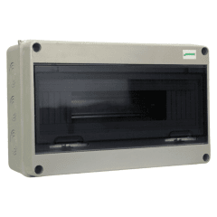 TABLERO EXTERIOR SOBREPUESTO 15 POLOS ESTANCO IP65 LEXO
