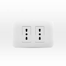 TOMA CORRIENTE DOBLE 10/16A MÁS 10/16A 250V BLANCO ARMADO LEXO