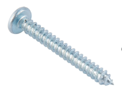 Tornillo roscalata cabeza binding doble ranura 10 x 1½”