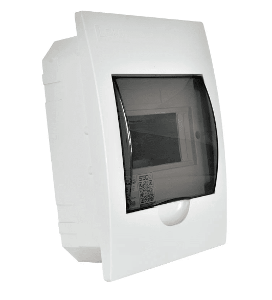TABLERO EMBUTIDO 6 POLO TAPA COLOR HUMO L/H IP411