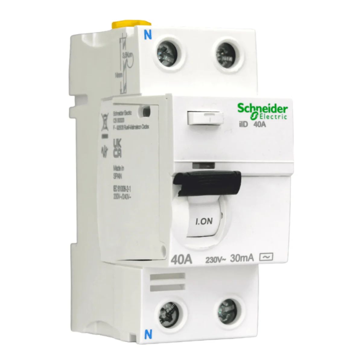 INTERRUPTOR DIFERENCIAL ACTI 9 IID 2P 40A 30MA CLASE AC1