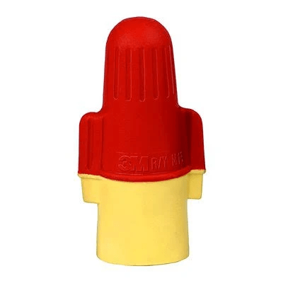 CONECTOR CONICO DOBLE AISLACIÓN UL ROJO-AMARILLO 8-22AWG BOLSA 25U1