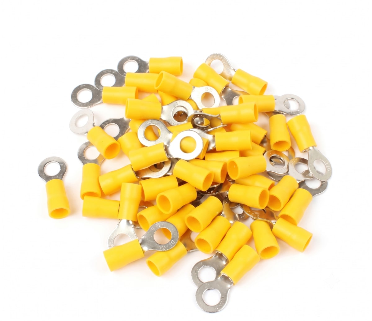 ANILLO 12-10 AWG AMARILLO M6 100UNI3