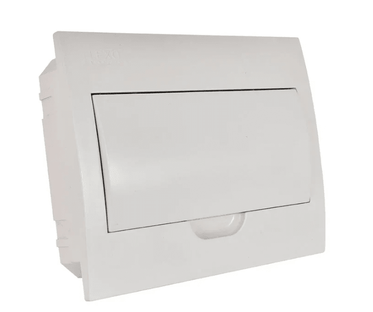 TABLERO EMBUTIDO 12 POLOS TAPA BLANCA L/H IP41 LEXO1