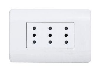 ENCHUFE GENESIS ARMADA Y CABLEADA (TRIPLEX) 10A 2P+T BLANCO SCHNEIDER ELECTRIC1