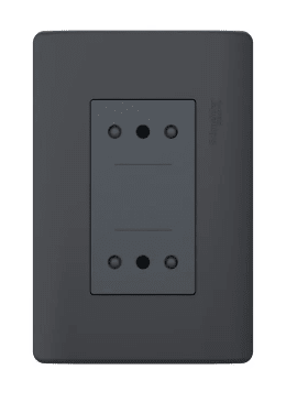 ENCHUFE DUPLEX 10A 2P+T GENESIS BLACK ARMADO Y CABLEADO - NEGRO SCHNEIDER ELECTRIC1