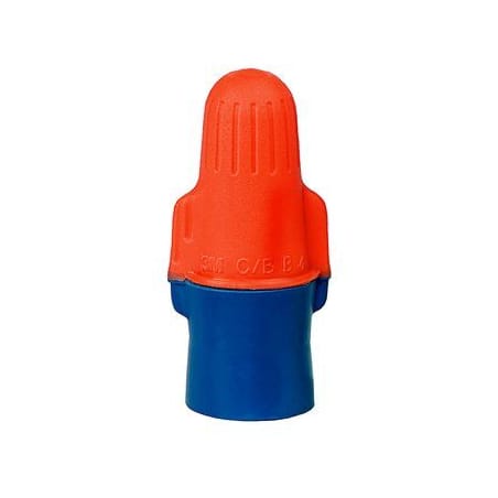 CONECTOR CÓNICO DOBLE AISLACIÓN NARANJO-AZUL 12-22AWG BOLSA 50U1