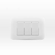 INTERRUPTOR TRIPLE 9/32 10A 250V BLANCO ARMADO LEXO1