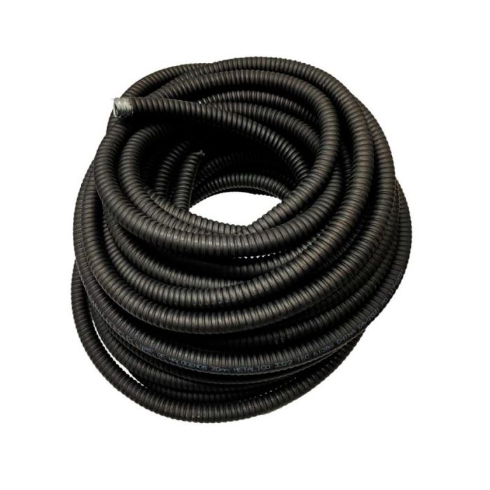CONDUIT FLEXIBLE METÁLICO LIBRE DE HALOGENO NEGRO 20MM1