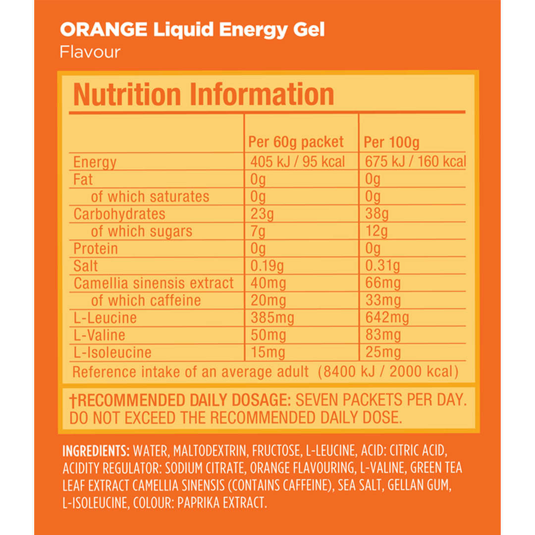 Gu Energy Chews Orange Sin cafeína GBBikes