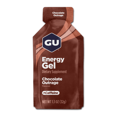 Gu - Energy Gel - Chocolate Outrage - 20mg cafeína1