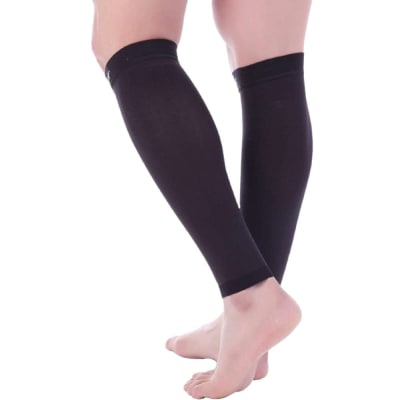 Doc Miller - Manga de Compresión Pantorrilla 20-30mmHg  - Unisex Negro1