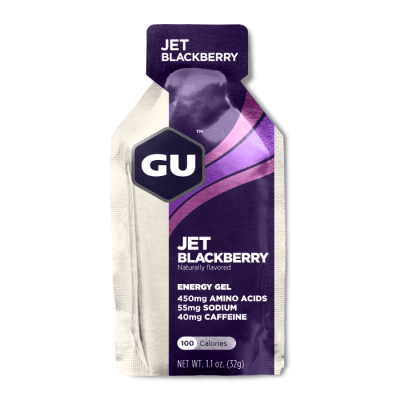 Gu - Energy Gel - Jet Blackberry - 40mg cafeína