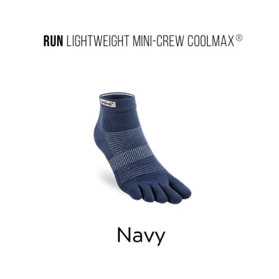 Medias - RUN LW MC Coolmax Navy- Injinji. - Tala M