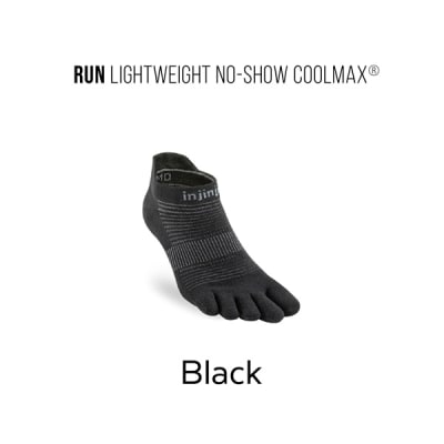 Medias - RUN LW NS Coolmax Black - Injinji - Talla S1