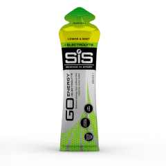 SiS - GO Energy Gel más Electrolitos - Lemon & Mint - sin cafeína
