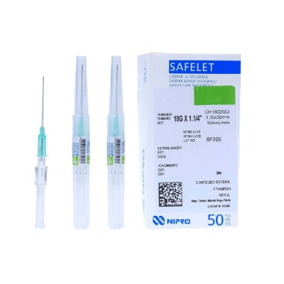 Cateter 18 g x 1.1/4 Nipro